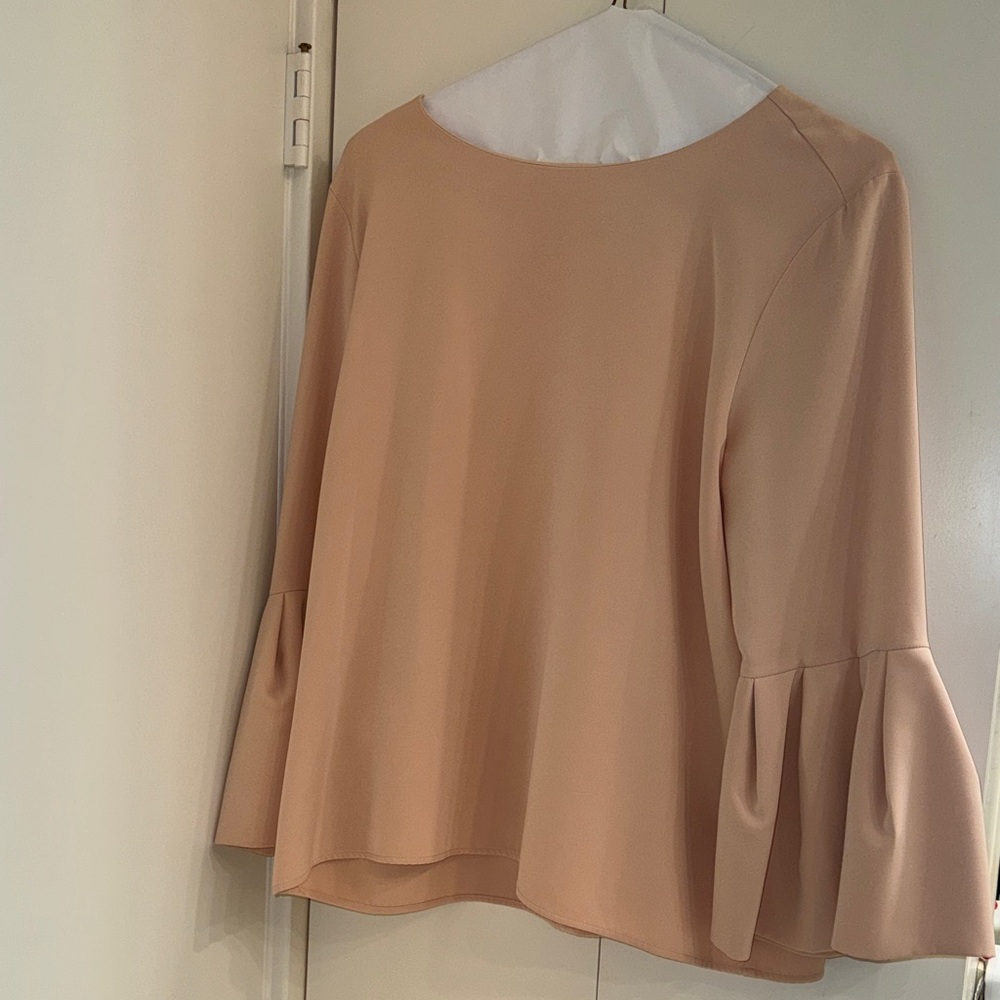 LOFT Women's Blush Bell Sleeve Blouse